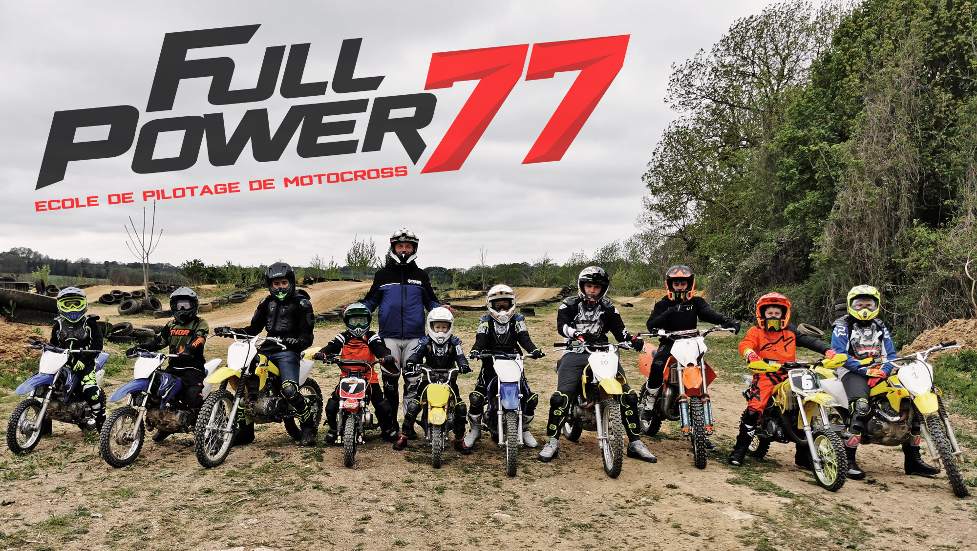 stage motocross enfants été 2021