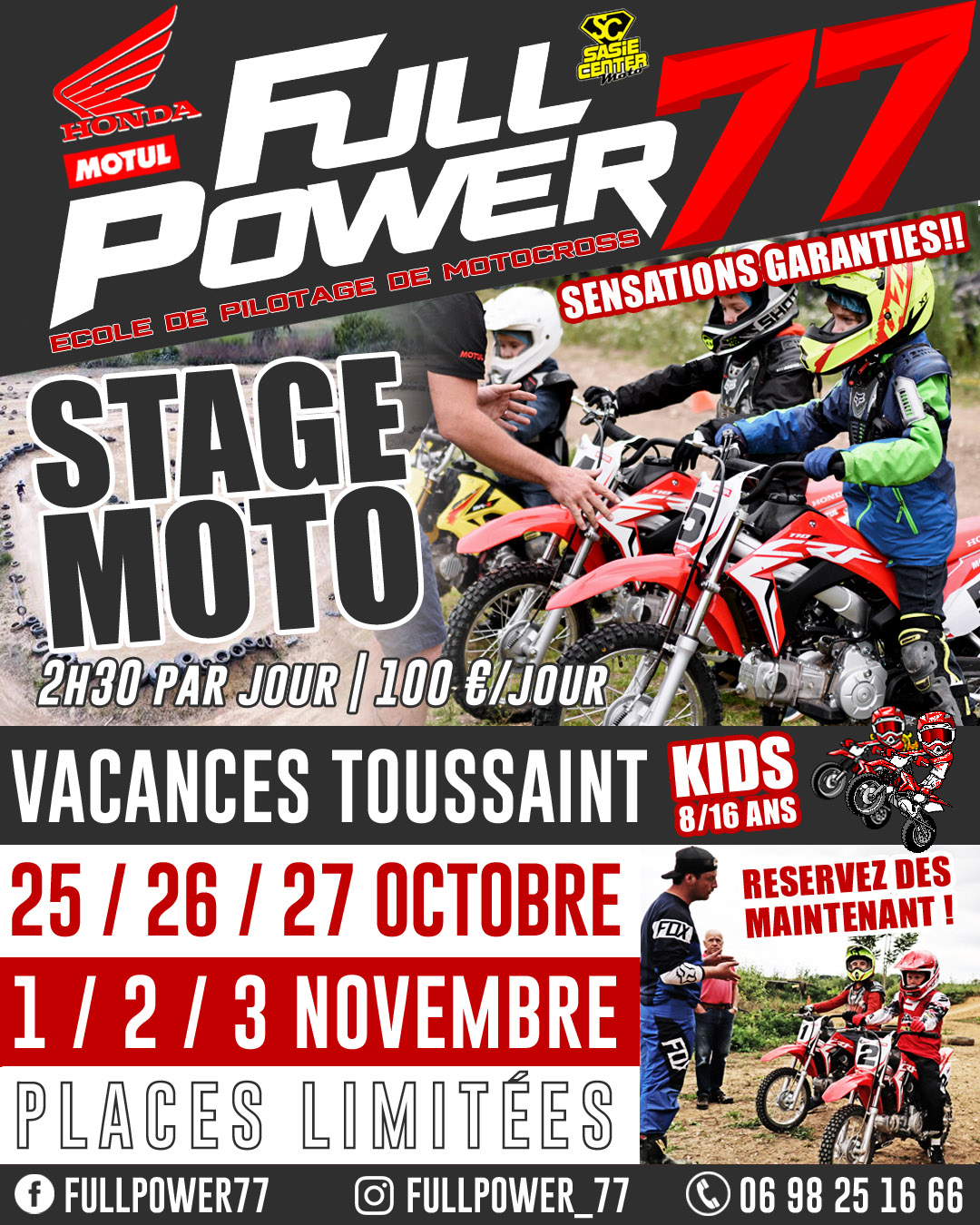 Stages motocross de la toussaint (2021)